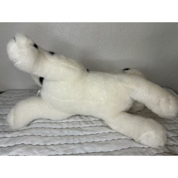 Chosun Dalmatian Plush Dog Laying Down Vintage 14” Stuffed Puppy Animal - Picture 4 of 5